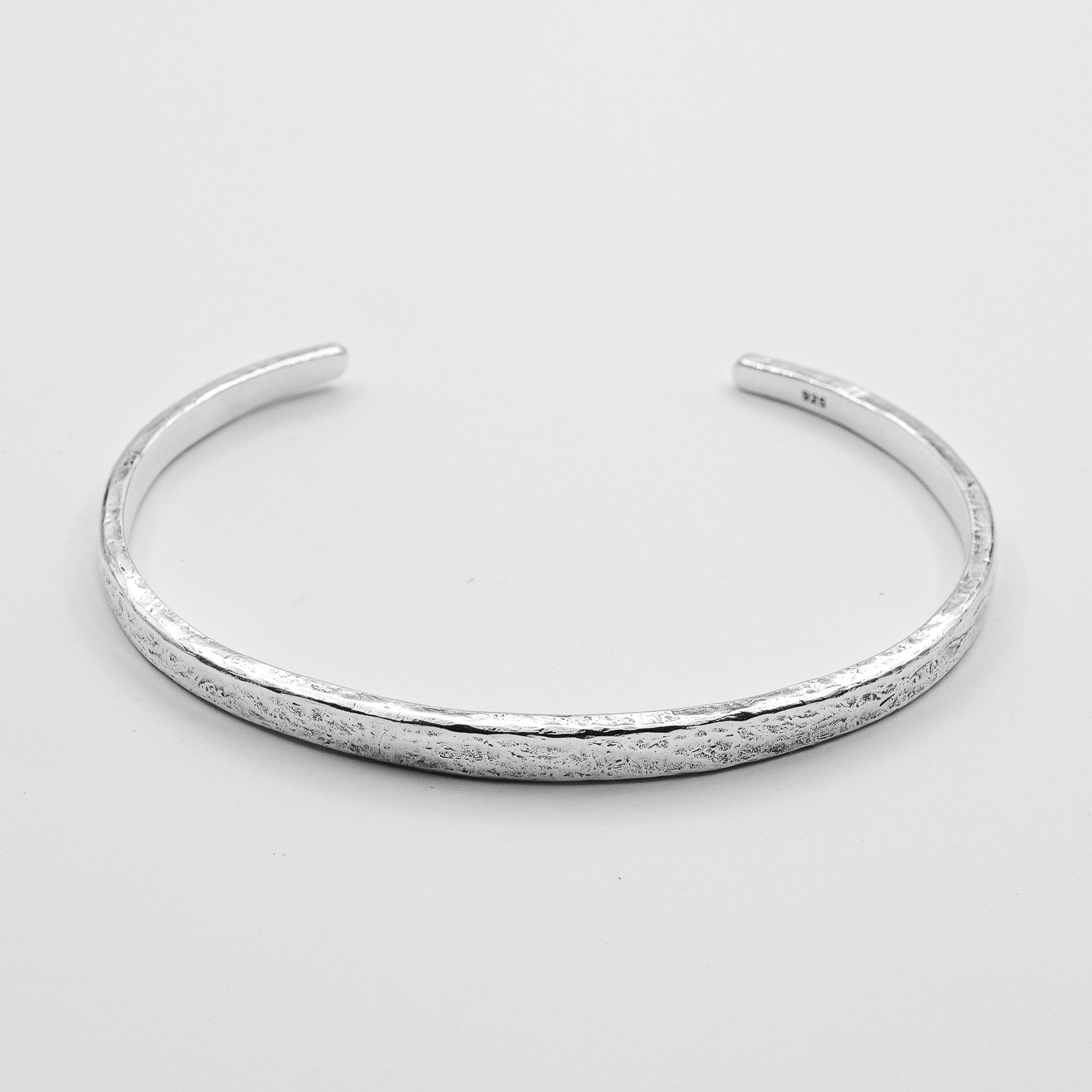 Diago Cuff bracelet with hand-etched details and polished finish