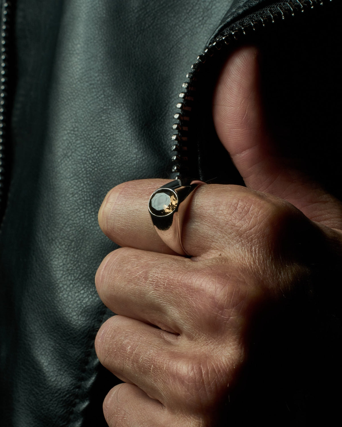 Sadi Smoky Quartz Ring handcrafted from solid 925 sterling silver featuring genuine smoky quartz.