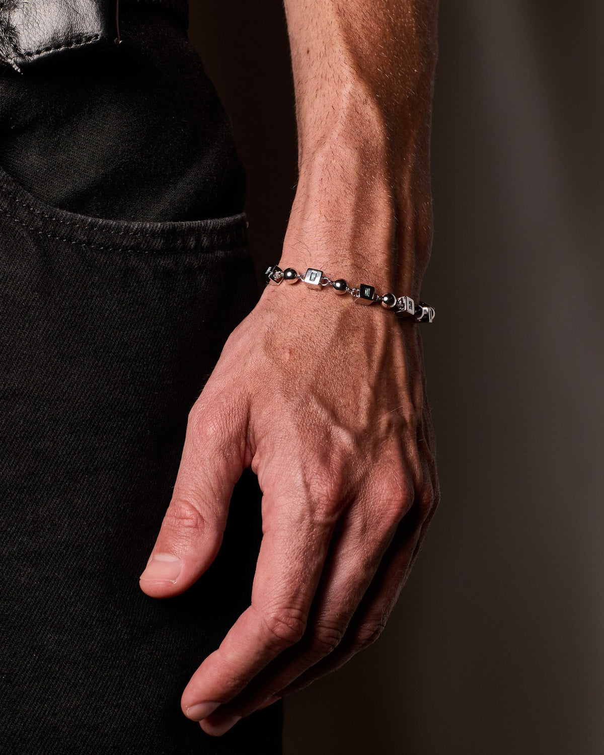 Topaz Bracelet handcrafted from solid 925 sterling silver with natural blue topaz stones.